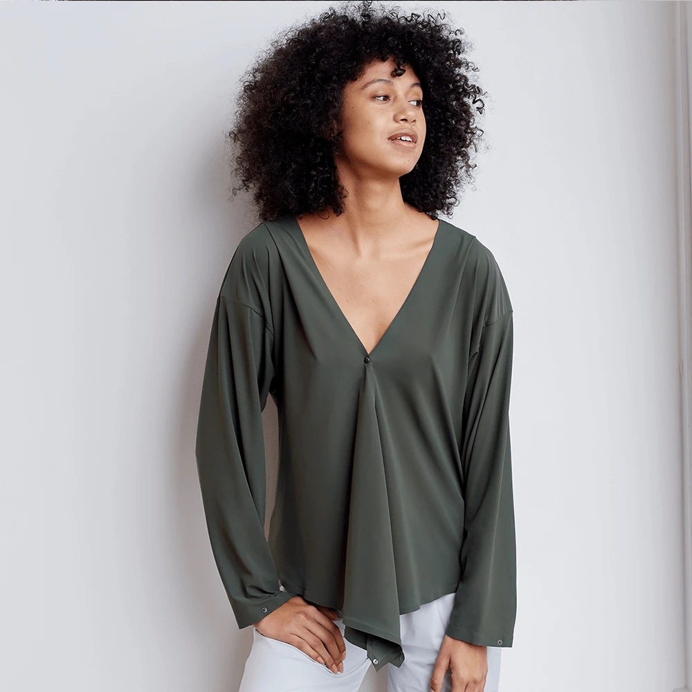 ⭐️thats a wrap shirt from aday - can be a wrap or a top or a cardigan⭐️